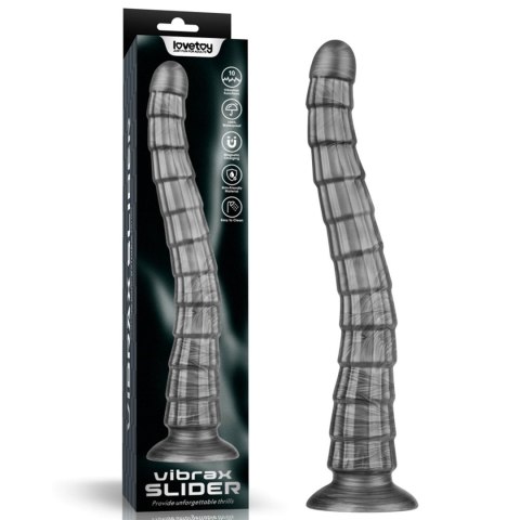 Dildo wibrujące Lovetoy Vibrax Slider USB 36,8 cm Lovetoy