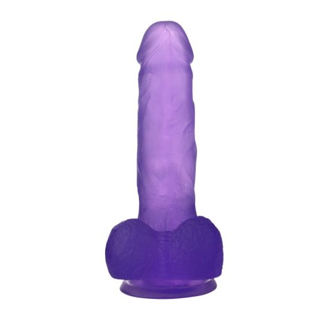 Dildo żelowe Lovetoy fioletowe 17 cm Lovetoy