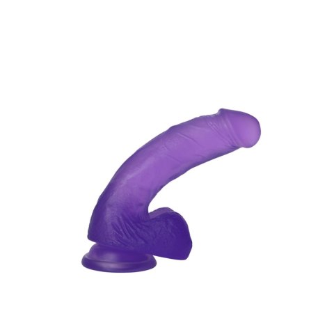 Dildo żelowe Lovetoy fioletowe 17 cm Lovetoy