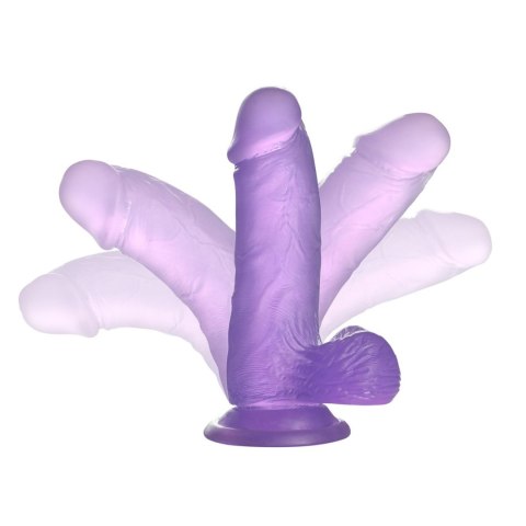 Dildo żelowe Lovetoy fioletowe małe 15 cm Lovetoy