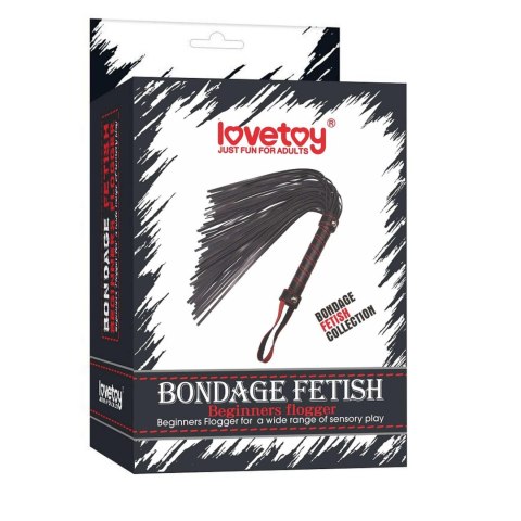 Flogger Lovetoy dla początkujących sztuczna skóra 18 cali Lovetoy