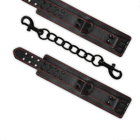 Kajdanki na kostki Lovetoy Bondage Fetish Pleasure ze sztucznej skóry Lovetoy
