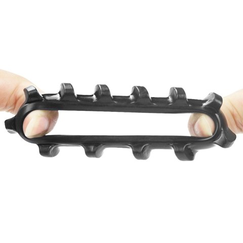 Pierścień erekcyjny Lovetoy Power Plus TPE czarny 4.5 cm Lovetoy