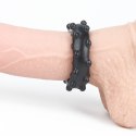Pierścień erekcyjny Lovetoy Power Plus TPE czarny 4 cm Lovetoy