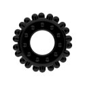 Pierścień erekcyjny Lovetoy Power Plus TPE czarny 4 cm Lovetoy