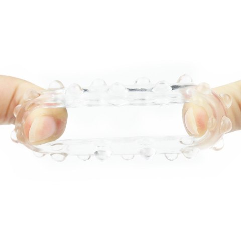 Pierścień erekcyjny TPE Lovetoy POWER PLUS przezroczysty 4 cm Lovetoy