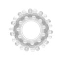 Pierścień erekcyjny TPE Lovetoy POWER PLUS przezroczysty 4 cm Lovetoy