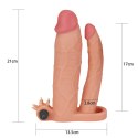Podwójna przedłużka wibrująca Lovetoy 21,6 cm Lovetoy
