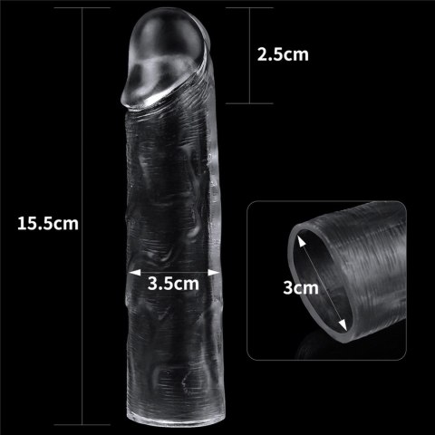 Przedłużka TPE Lovetoy przezroczysta 15,5 cm Lovetoy