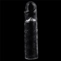 Przedłużka na penisa Lovetoy przezroczysta TPE 19 cm Lovetoy