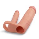 Przedłużka penisa Lovetoy z dildo analnym TPE 20.3 cm Lovetoy