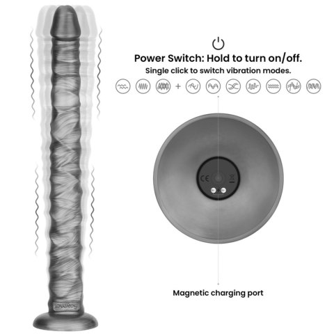 Wibrator analny Lovetoy Vibrax Slider 10 funkcji USB 41 cm Lovetoy