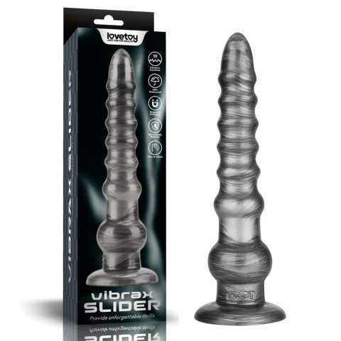 Wibrator analny Lovetoy Vibrax Slider USB 32 cm Lovetoy