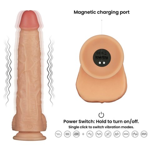 Wibrator realistyczny Lovetoy Power Basics USB 28 cm Lovetoy