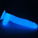 Dildo Lovetoy Lumino Play TPE świecące niebieskie 26 cm Lovetoy
