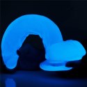 Dildo Lovetoy Lumino Play TPE świecące niebieskie 26 cm Lovetoy