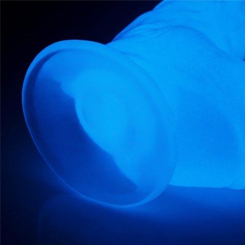 Dildo Lovetoy Lumino Play TPE świecące niebieskie 26 cm Lovetoy