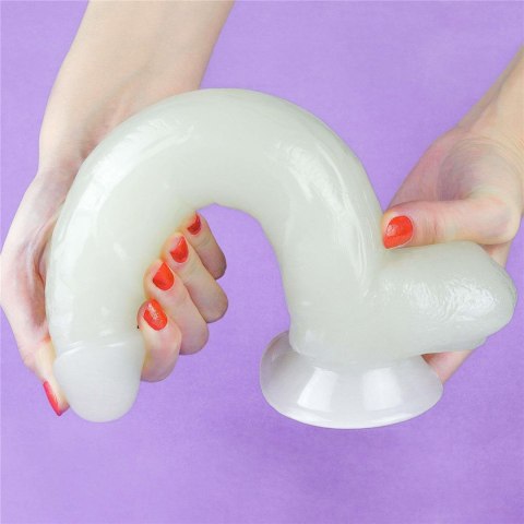 Dildo Lovetoy Lumino Play TPE świecące niebieskie 26 cm Lovetoy