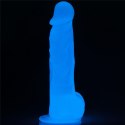 Dildo Lovetoy Lumino Play świecące niebiesko 21.5 cm Lovetoy