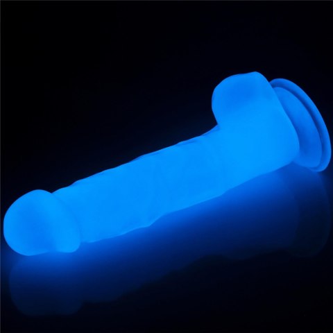 Dildo Lovetoy Lumino Play świecące niebiesko 21.5 cm Lovetoy