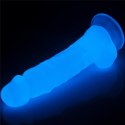 Dildo Lovetoy Lumino Play świecące niebiesko 21.5 cm Lovetoy