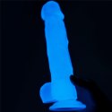 Dildo Lovetoy Lumino Play świecące niebiesko 21.5 cm Lovetoy