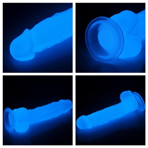 Dildo Lovetoy Lumino Play świecące niebiesko 21.5 cm Lovetoy