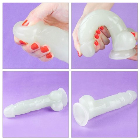 Dildo Lovetoy Lumino Play świecące niebiesko 21.5 cm Lovetoy