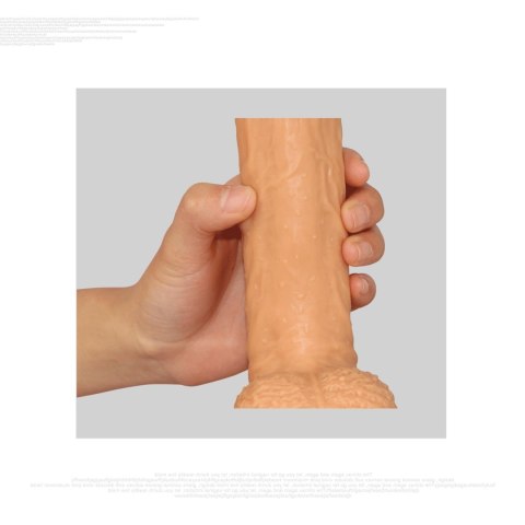 Dildo dwuwarstwowe Lovetoy platynowy silikon 21.5 cm Lovetoy