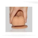 Dildo dwuwarstwowe Lovetoy platynowy silikon 21.5 cm Lovetoy