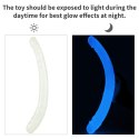 Dildo podwójne Lovetoy Lumino Play świecące 37 cm Lovetoy