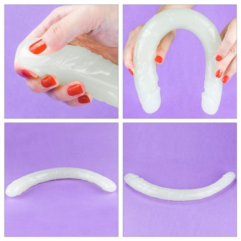 Dildo podwójne Lovetoy Lumino Play świecące 37 cm Lovetoy