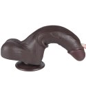 Dildo realistyczne Lovetoy dwuwarstwowe czarne 8,5 cala Lovetoy