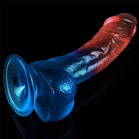 Dildo żelowe Lovetoy zakrzywione realistyczne 20 cm Lovetoy