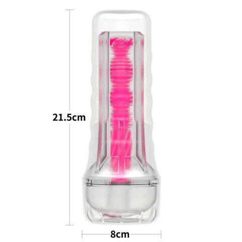 Masturbator Lumino Play Lovetoy świejący różowy 8,5 cala Lovetoy