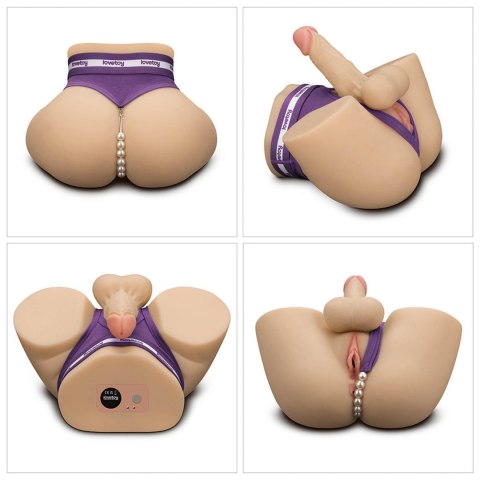 Masturbator z wibracją Lovetoy Streetgirl Dual Motor USB Lovetoy