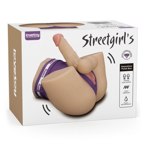 Masturbator z wibracją Lovetoy Streetgirl Dual Motor USB Lovetoy