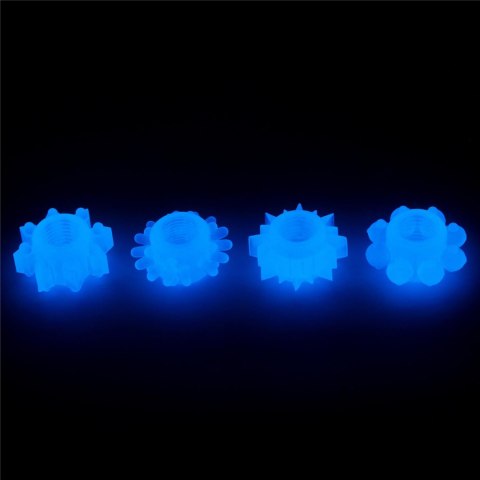 Pierścień erekcyjny Lovetoy Lumino Play niebieski 3,6 cm Lovetoy