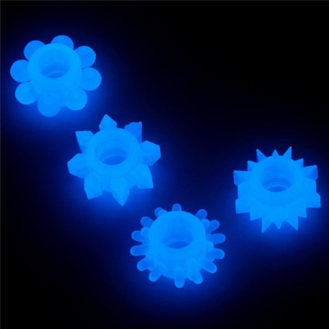 Pierścień erekcyjny Lovetoy Lumino Play niebieski 3,6 cm Lovetoy