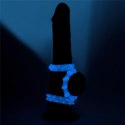 Pierścień erekcyjny Lovetoy Lumino Play niebieski świecący Lovetoy