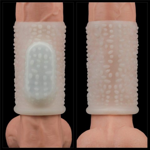 Pierścień wibrujący Lovetoy Knights Ring biały Lovetoy