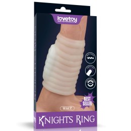 Pierścień wibrujący Lovetoy Wave Knights Ring TPE 10 cm Lovetoy