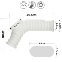Pierścień wibrujący Lovetoy z osłoną moszny biały TPE 14.4 cm Lovetoy