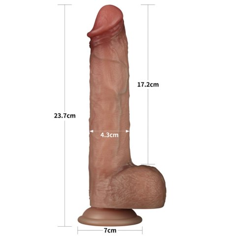 Dildo Lovetoy Sliding Skin Pro silikonowe 22,8 cm Lovetoy