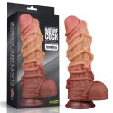 Dildo dwuwarstwowe Lovetoy silikon platynowy 26 cm Lovetoy