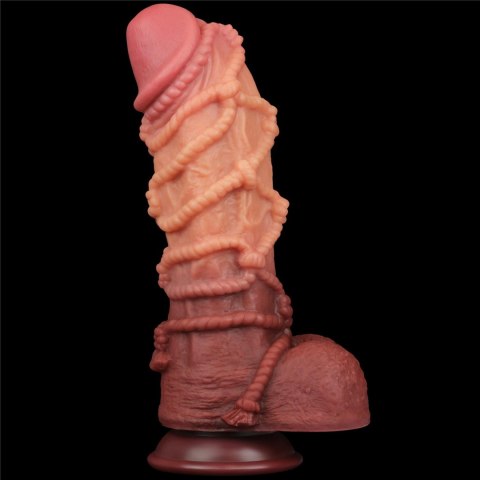 Dildo dwuwarstwowe Lovetoy silikon platynowy 26 cm Lovetoy