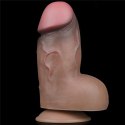 Dildo dwuwarstwowe Lovetoy silikonowe 18 cm Lovetoy