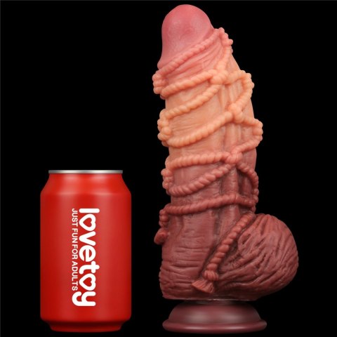 Dildo dwuwarstwowe Lovetoy silikonowe 24 cm Lovetoy