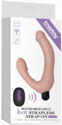Strap on bez szelek Ijoy silikonowy z wibracją USB Lovetoy Lovetoy