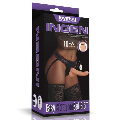 Strap on wibrujący Lovetoy 8 5 cala Lovetoy
